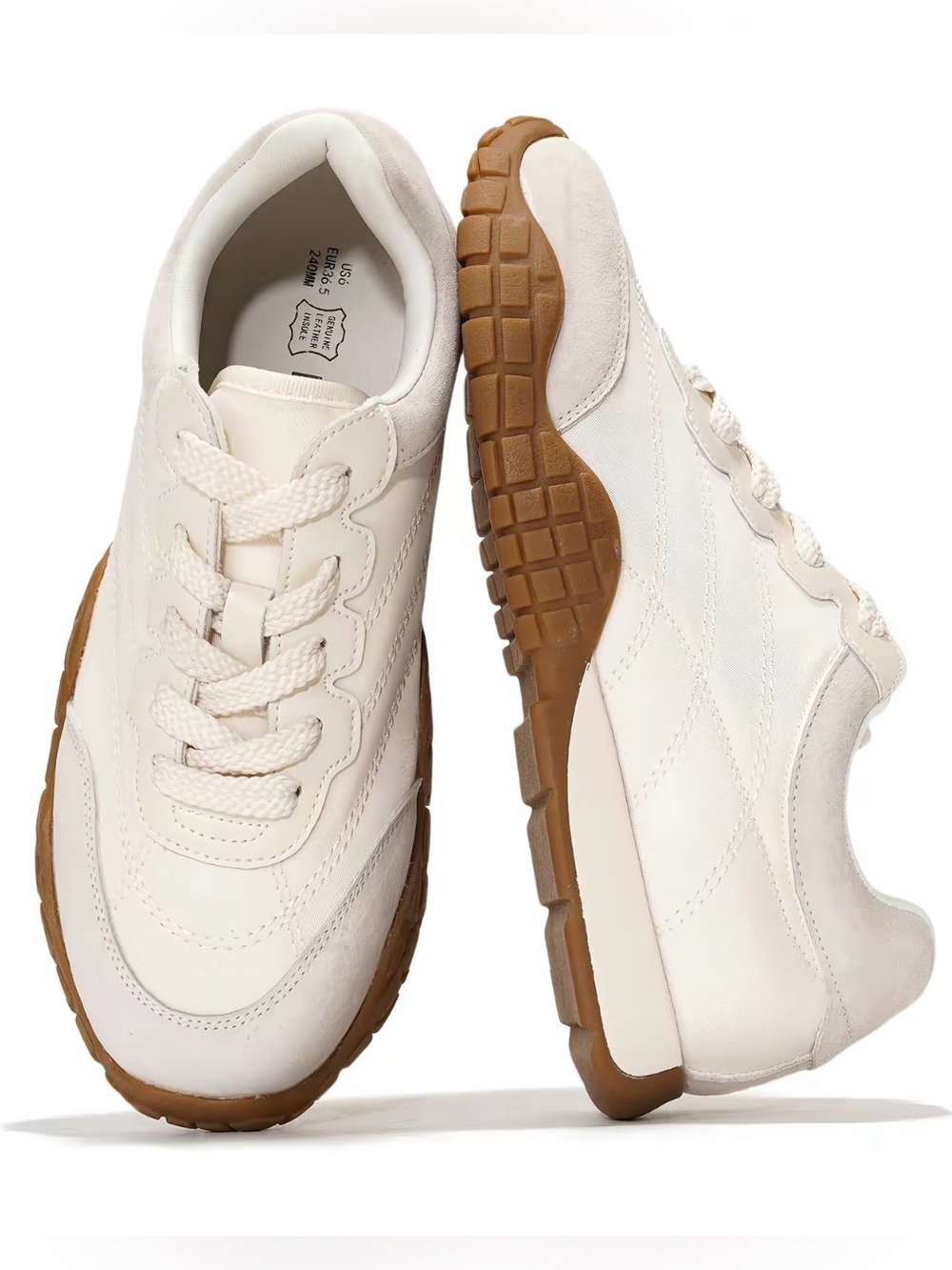 Project Cloud Women's Memory Foam Sneaker with Gum Sole Sz 7